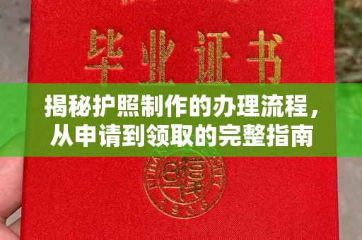 名山揭秘护照制作的办理流程，从申请到领取的完整指南