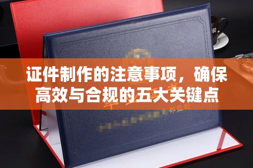 名山证件制作的注意事项，确保高效与合规的五大关键点